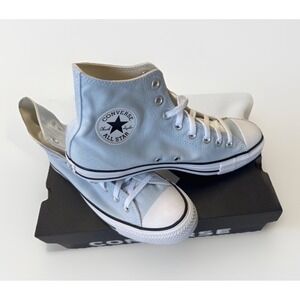 $65 NIB Converse Carolina Blue Supermoon All Star Hi Top Sneakers A10535F M9 W11